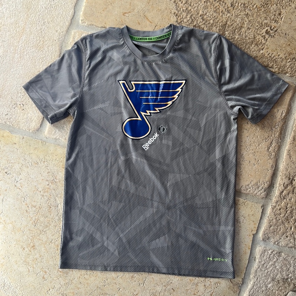 Boys BLUES Reebok play dry tee
